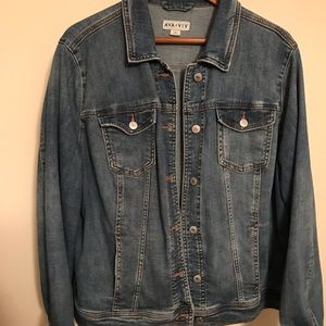 Ava & Viv Stretch Jean Jacket 1X